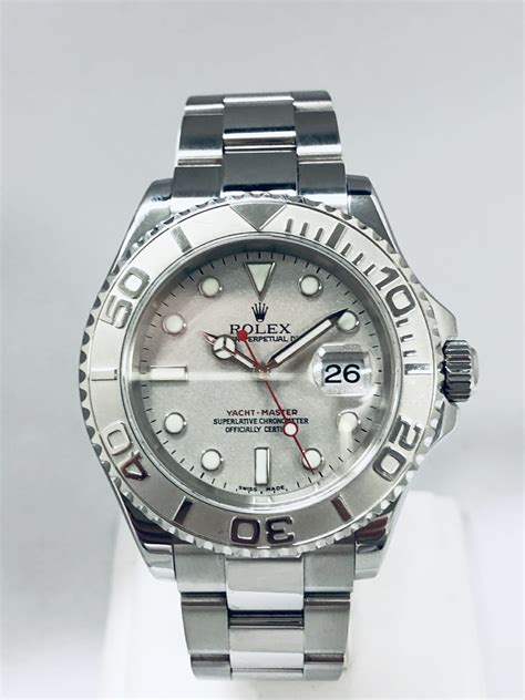 rolex yacht master platinum bezel 40mm|Rolex Yacht-Master oyster steel.